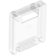 Lego dvířka od skříňky 2x2x2, průhledná čirá (4119521, 4219773, 6247357)